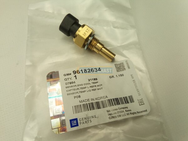 Датчик температуры охлаждающей ЗАЗ Сенс: 【купить 96182634